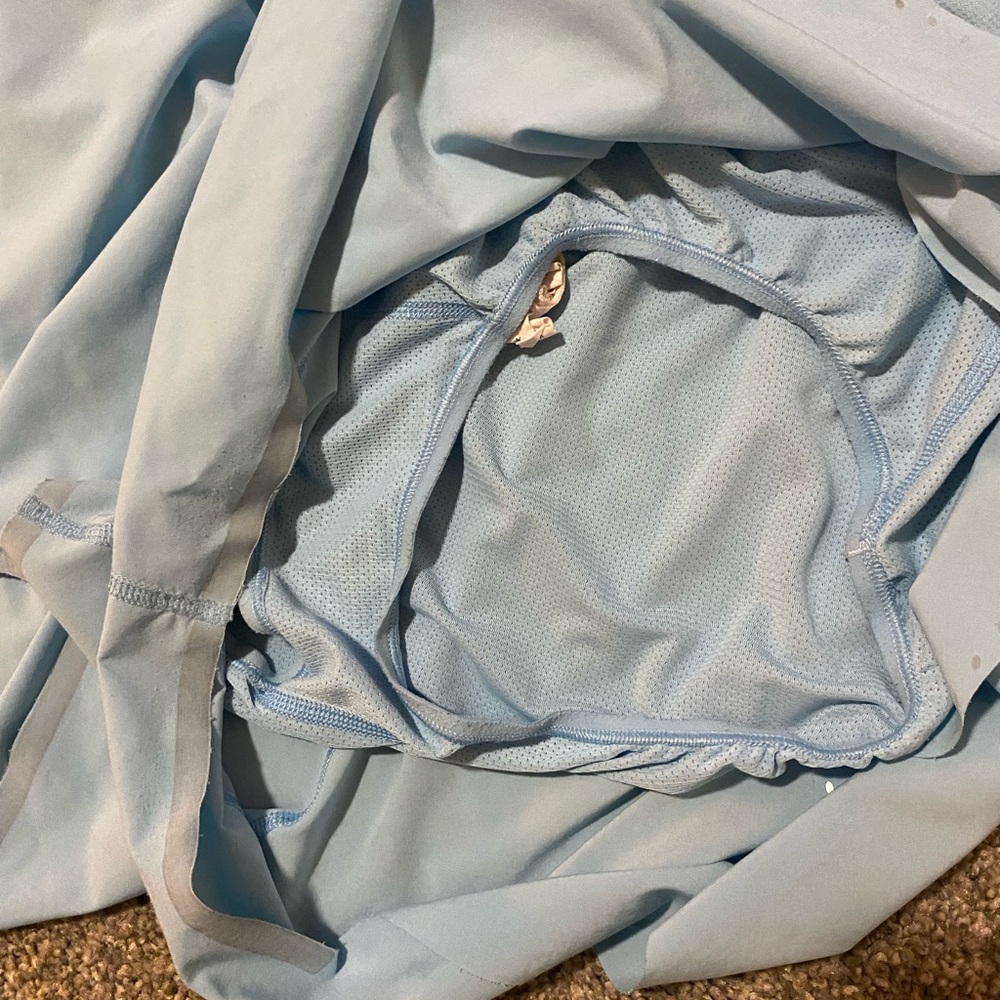 Lululemon Find Your Pace High Rise Lined Short 3” blue chill size 10 - Picture 5 of 8